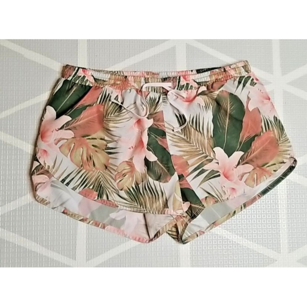 Cute Running Shorts Women Medium Go Dry Tropical Travel Summer Lined Drawstring